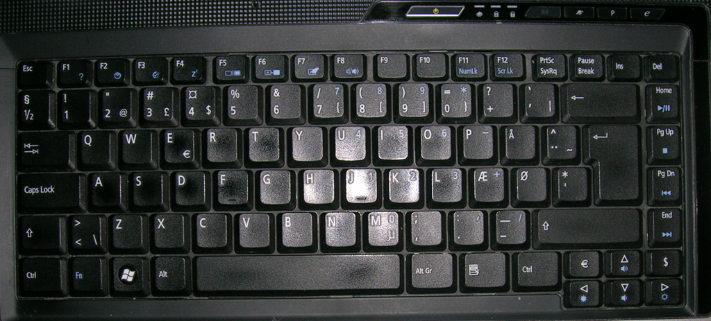 acer 5510 keyboard layout (danish)